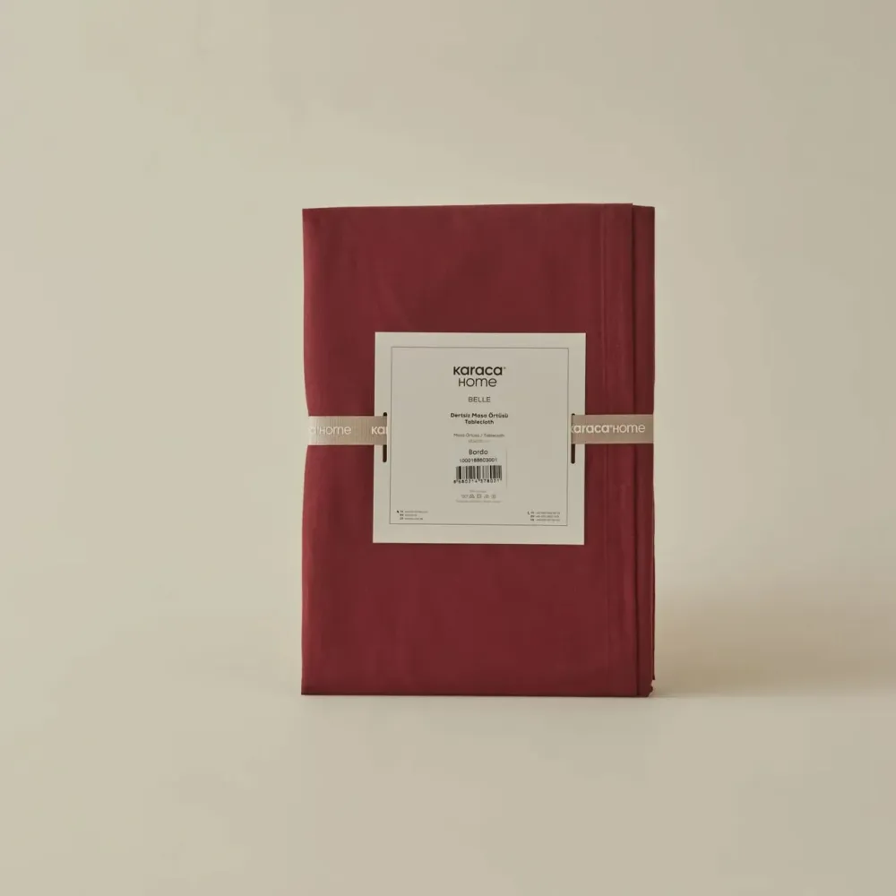 Karaca Home Belle Saum Tafelkleed Bordeaux