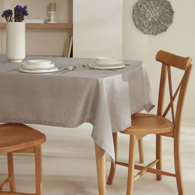 Karaca Home Pebble Tafelkleed Grijs, 140 x 200 cm