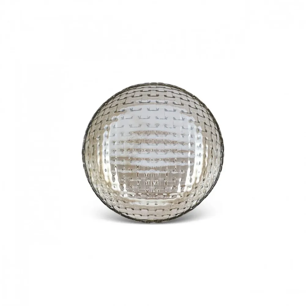 Karaca Braid Glanzende Glazen Saladeschaal, 22 cm, Schittering