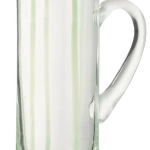 Karaf Strepen Glas Transparant/Groen