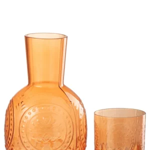 Karaf+Glas Maya Glas Oranje