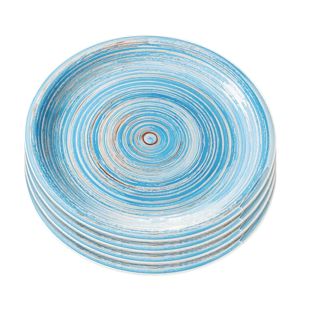 Kare Design Borden Swirl Ø27cm blauw (4/Set)