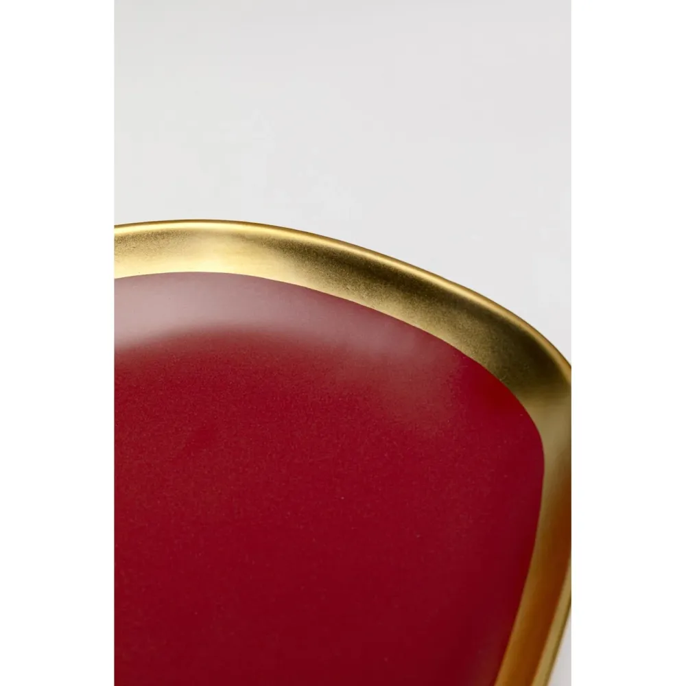 Kare Design Borden Vibrations Ø27cm rood (4/set)