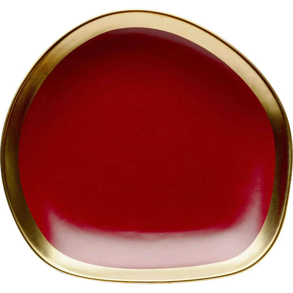 Kare Design Borden Vibrations Ø27cm rood (4/set)