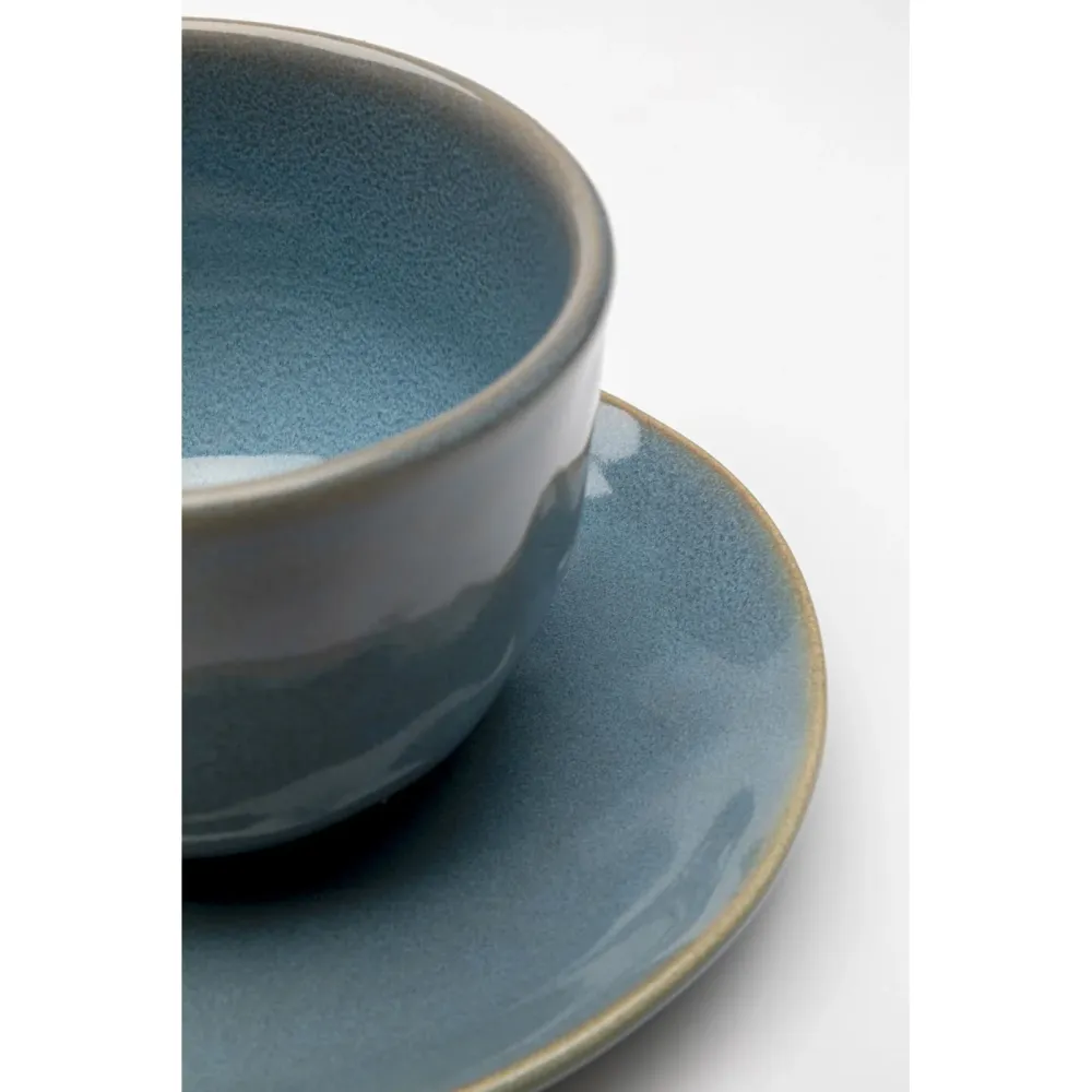 Kare Design Koffiekoppen Organic blauw (6/set)