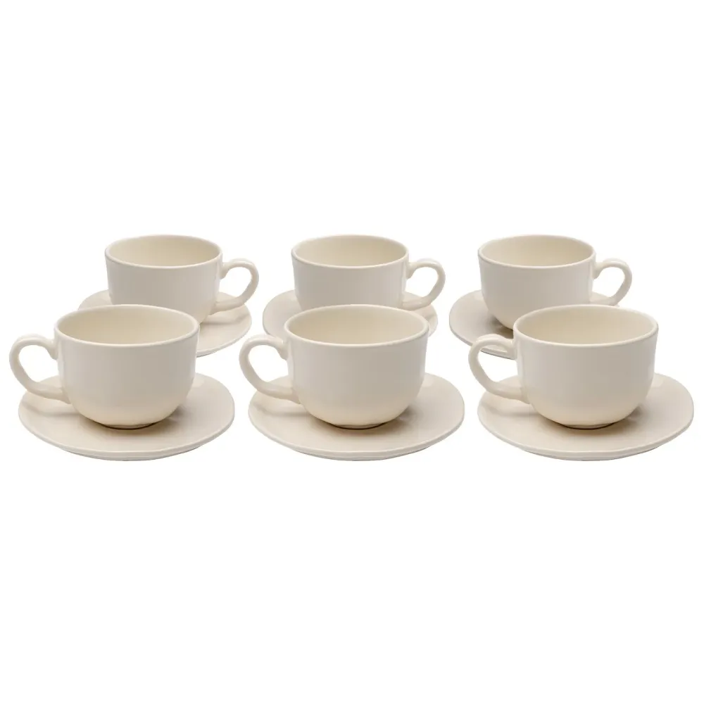 Kare Design Koffiekoppen Organic creme (6/set)