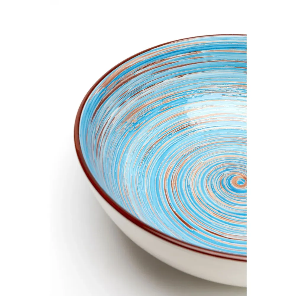 Kare Design Kommen Swirl Ø22cm blauw (4/set)