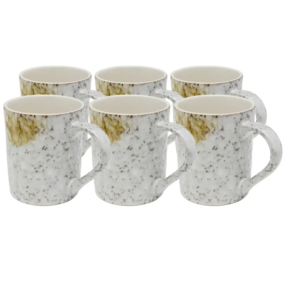 Kare Design Mokken Biscotti geel (6/set)