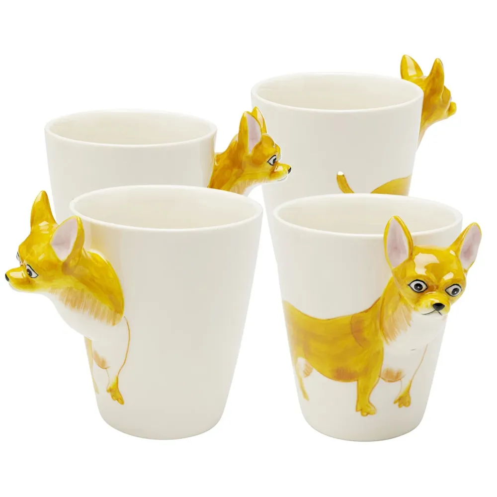 Kare Design Mokken chihuahua (4/set)
