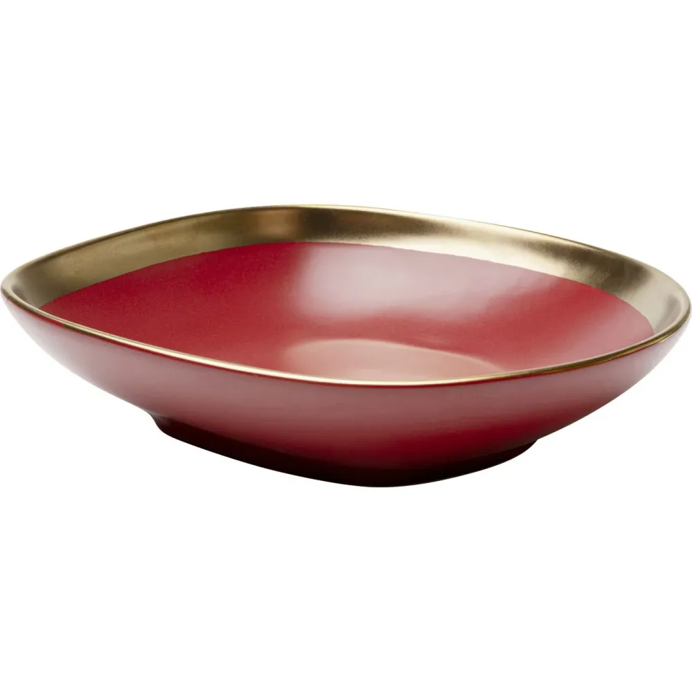 Kare Design Soepborden Vibrations Ø19cm rood (4/set)