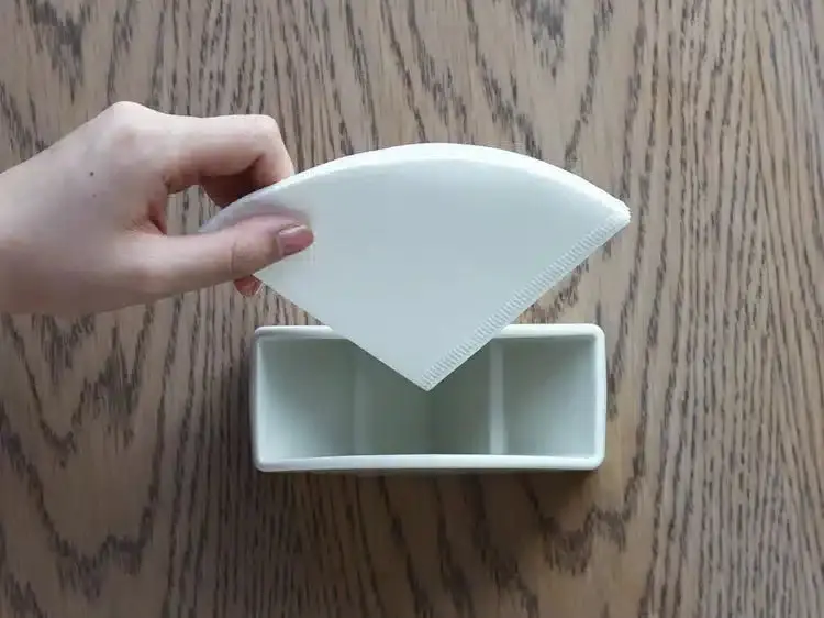 Kinto houder voor filterpapier - porselein