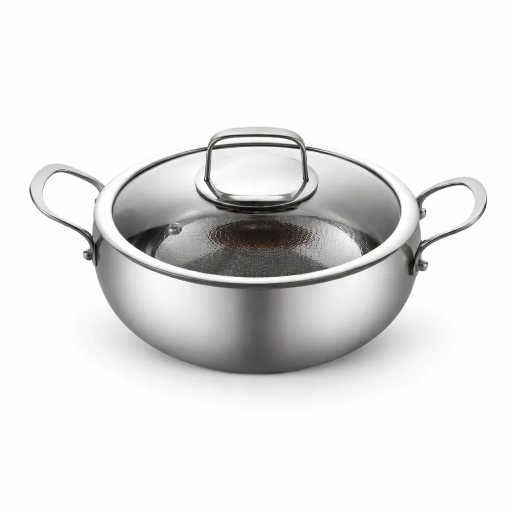 Kitchen4you | Diepe Stoofpan Roestvrij Staal