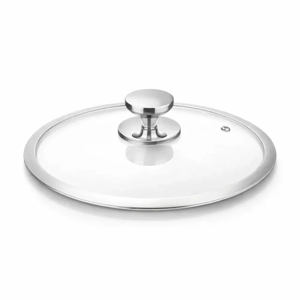 Kitchen4you | Koekenpan RVS Honingraat Anti-aanbak met Deksel