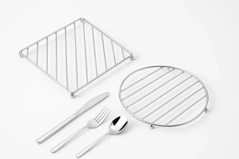 Kitchen4you | Roestvrij Stalen Onderzetters Set