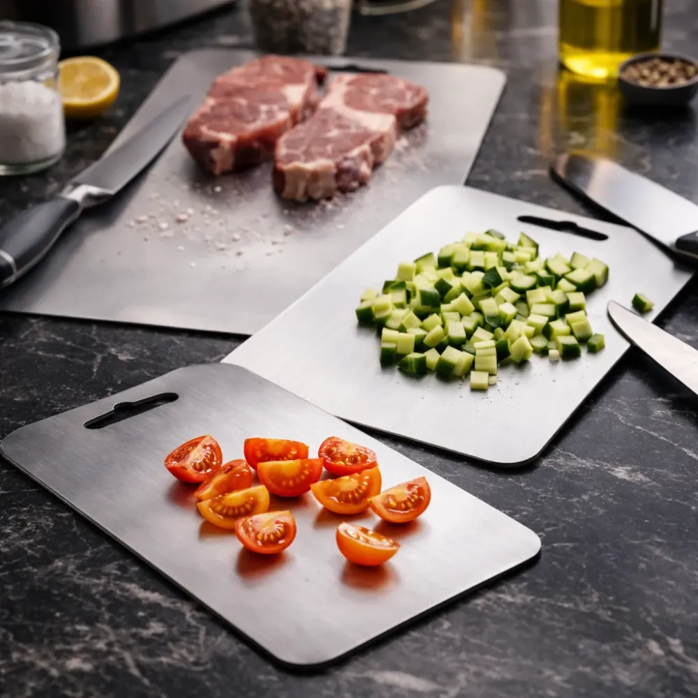 Kitchen4you | Titanium Snijplank Set Vaatwasserbestendig