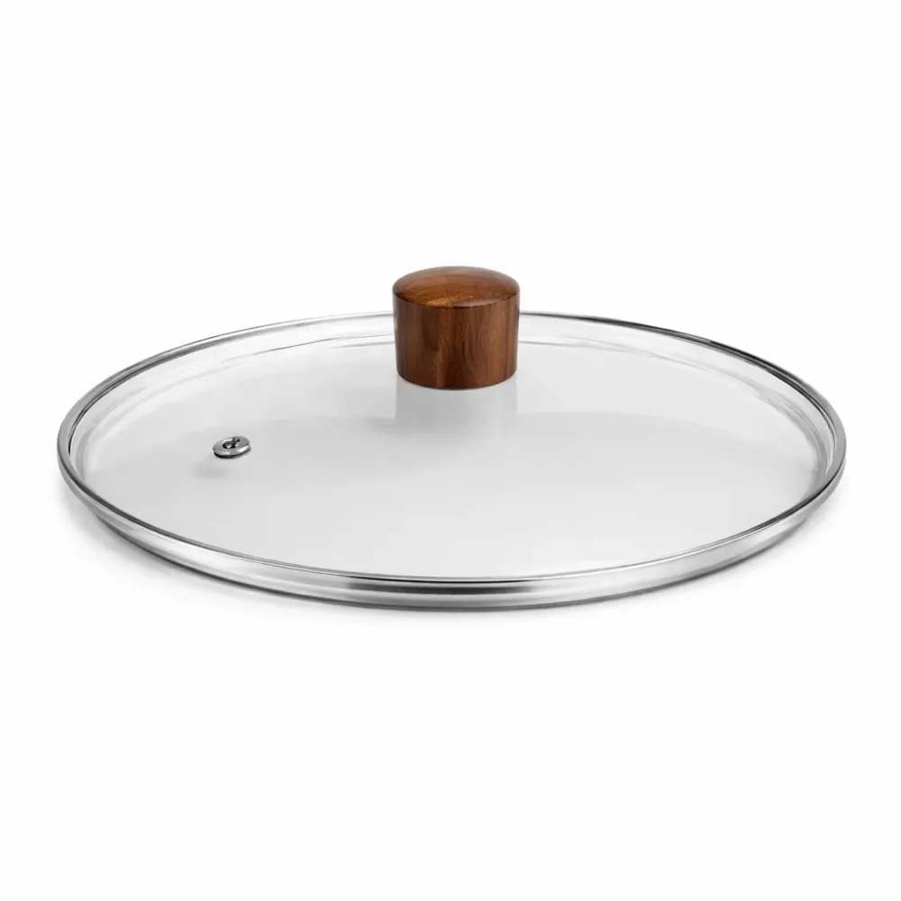 Kitchen4you | Wadjan Wokpan Smeedijzer met Houten Deksel