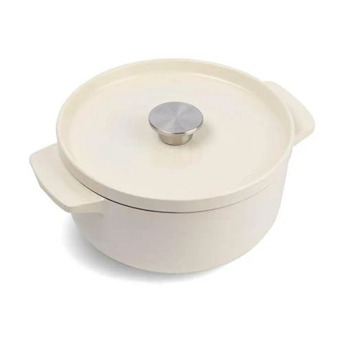 KitchenAid Cast Iron stoofpot Cream 22cm KITCHENAID COOKWARE