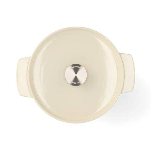 KitchenAid Cast Iron stoofpot Cream 22cm KITCHENAID COOKWARE