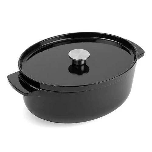 KitchenAid Cast Iron stoofpot ovaal Onyx Black KITCHENAID COOKWARE