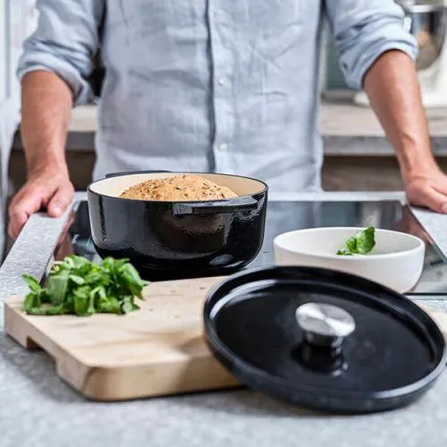 KitchenAid Cast Iron stoofpot ovaal Onyx Black KITCHENAID COOKWARE