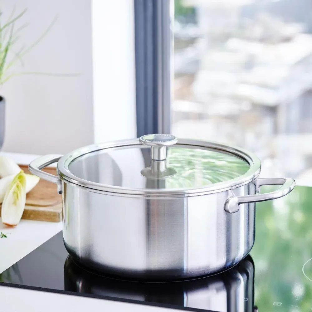 KitchenAid Multi-Ply Stainless Steel Kookpot met deksel / 4,91L 24cm KITCHENAID COOKWARE