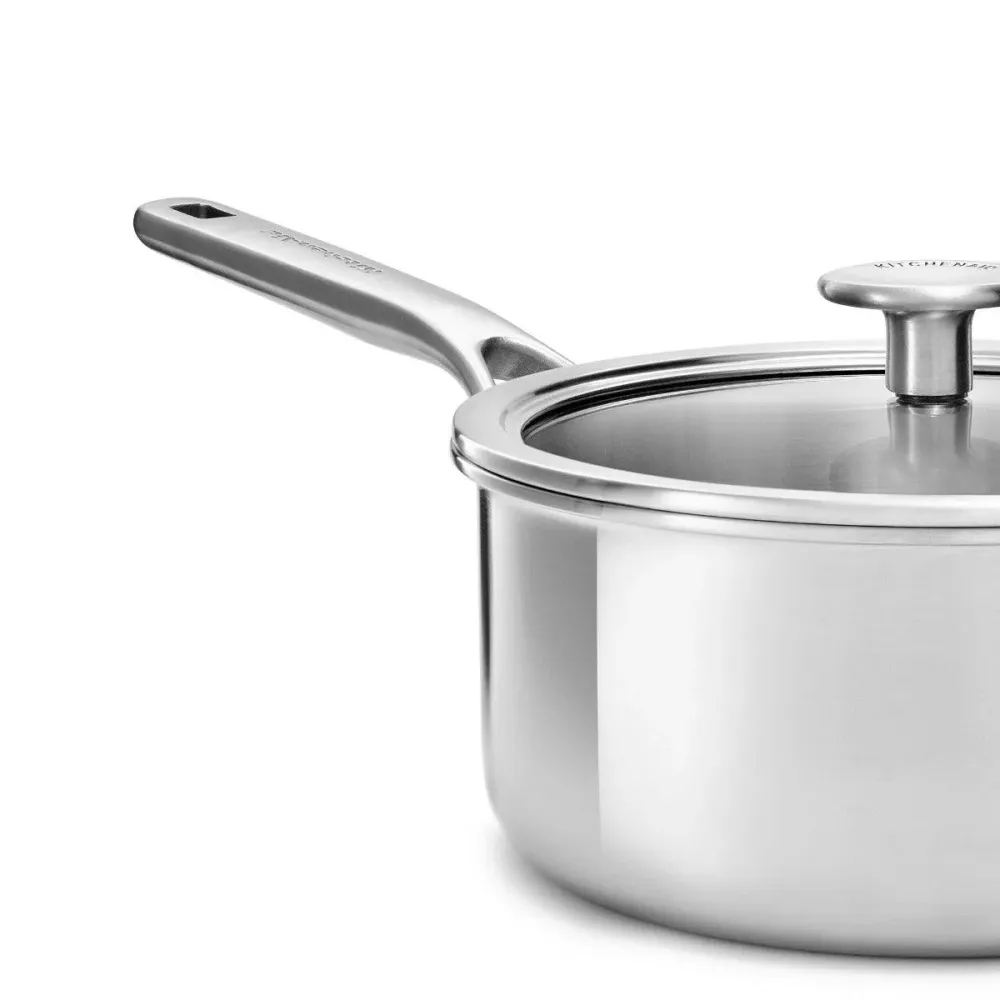 KitchenAid Multi-Ply Stainless Steel Stoofpan met deksel / 3,10L 24cm KITCHENAID COOKWARE