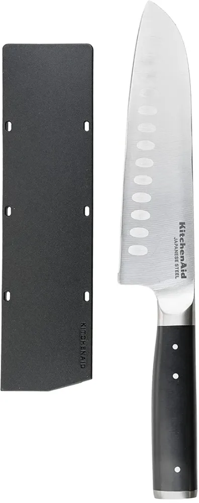 KitchenAid Santokumes Gourmet 18 cm + Gratis mesbeschermer