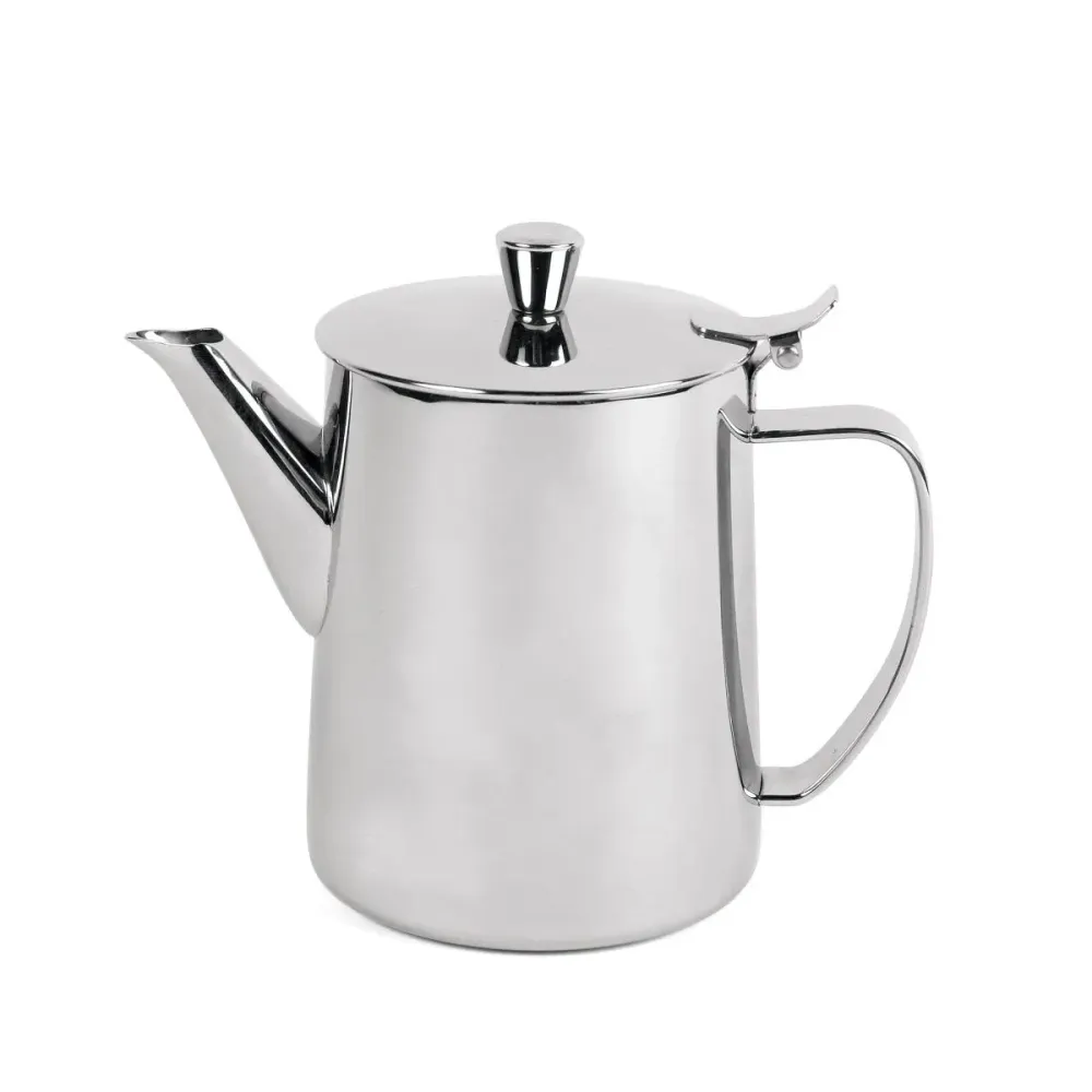 Klassieke koffiekan van roestvrij staal 1 l