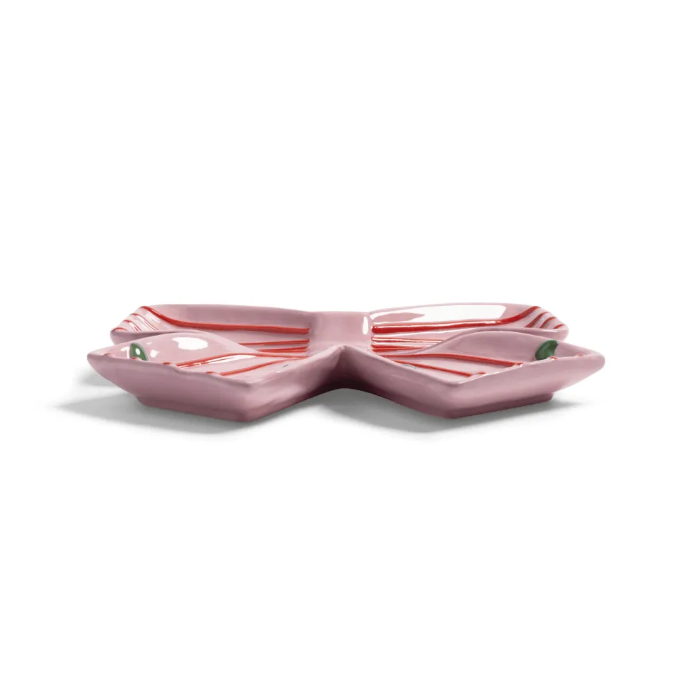 &Klevering - Bord Strik - Roze