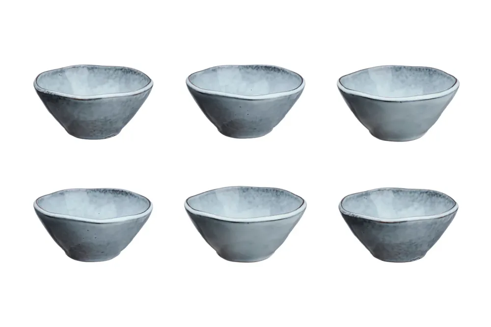Kom CLOUD Ø14cm - 6 stuks - Stormgrijs