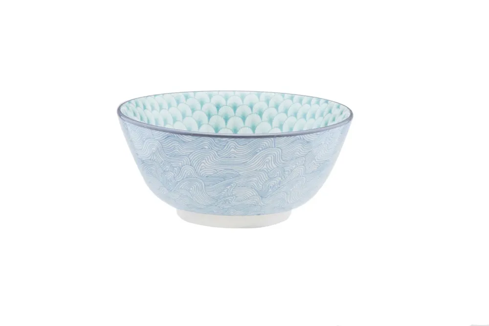 Kom PATTERN Ø15cm - 6 stuks - Pastel