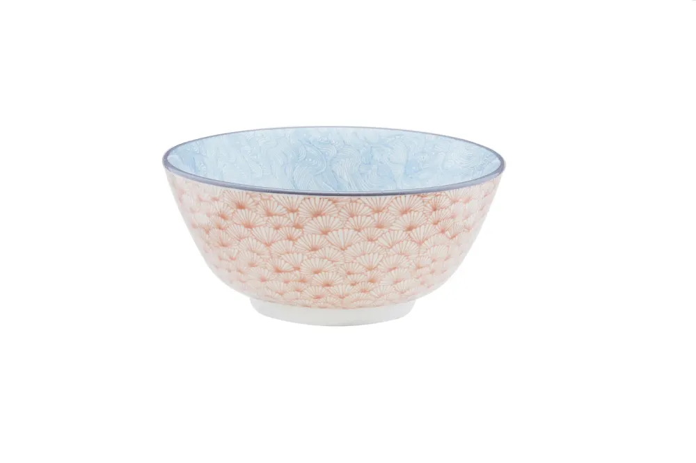 Kom PATTERN Ø15cm - 6 stuks - Pastel