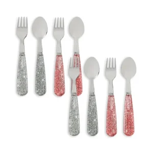 Konges Sløjd Bestekset - Vork en Lepel - Sparkling Blush/Blue