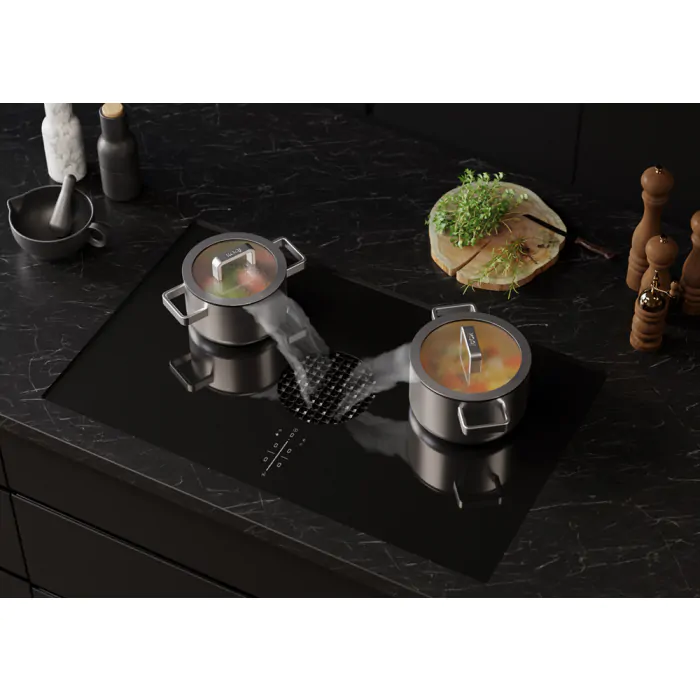 KOQI Downdraft Pannenset Mira 3-ply 4-delig