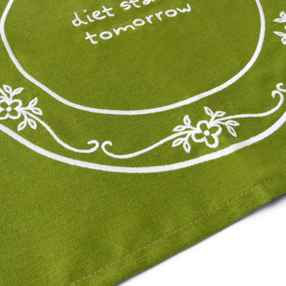 Kulu Club Linnen placemats Diet starts tomorrow / set van 2