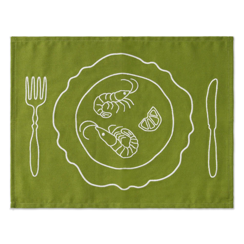 Kulu Club Linnen placemats Diet starts tomorrow / set van 2