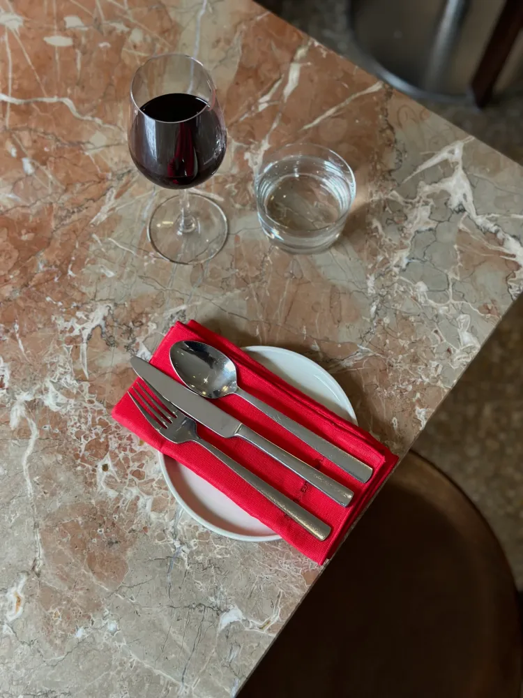 Kulu Club Linnen servetten Mon amour - set van 2