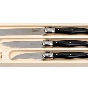 Laguiole Premium Line set keukenmesjes 3-delig
