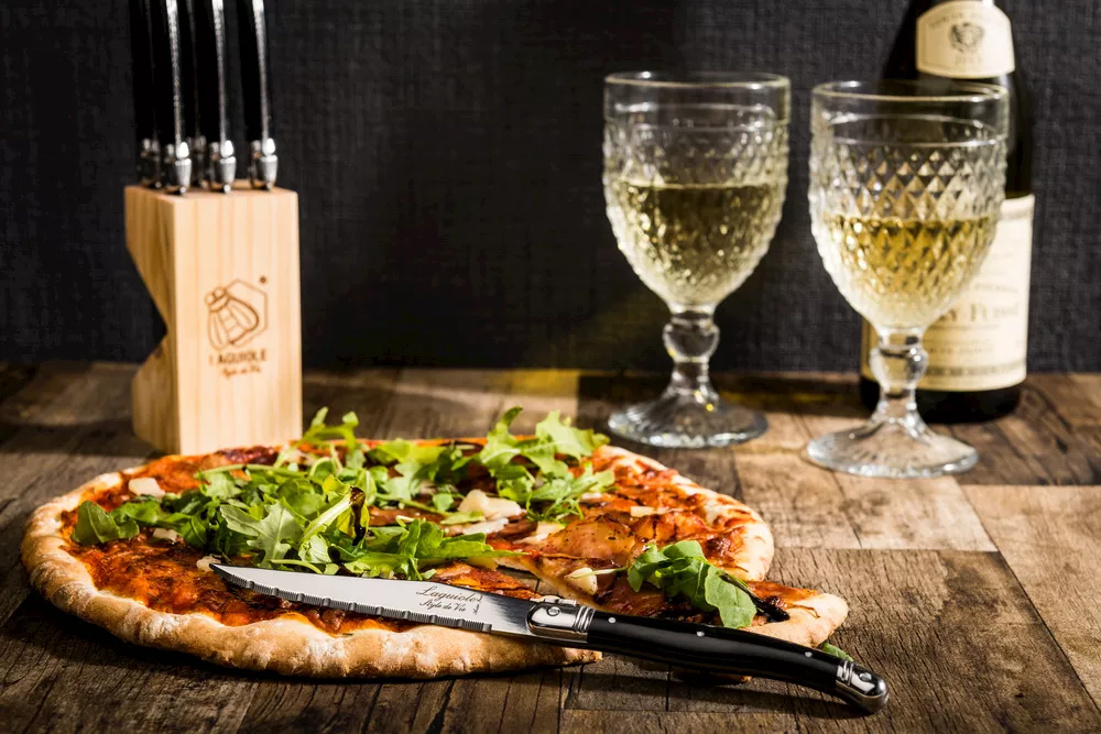 Laguiole Premium Line set/6 steakmessen zwart