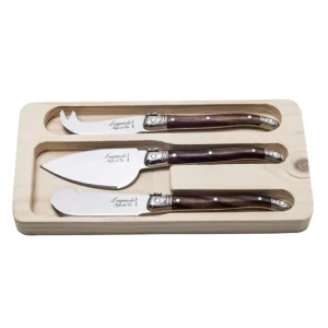 Kaasmessen Premium Line Dark Wood 3-delig Laguiole Style de Vie