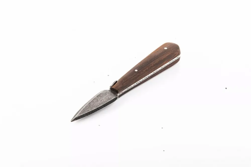 Oestermes Luxury Line Wengé Hout met Oesterhouder Laguiole Style de Vie