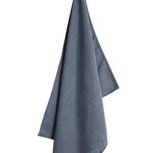 Laura Ashley Blue Wild Clematis Set 4 Theedoeken 50x70cm Blauw Textiel