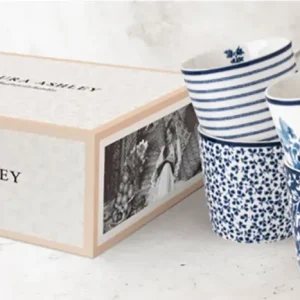 Laura Ashley Giftset 4 Mugs Assorti 0,32l Wit Porselein