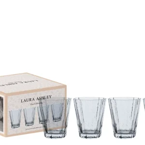Laura Ashley GiftSet 4 Waterglazen Helder 0,25l Transparant Glas