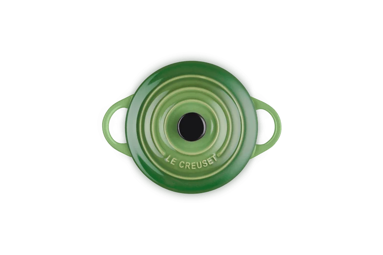 Le Creuset Aardewerken mini braadpan Bamboo Green 10cm 0,25l