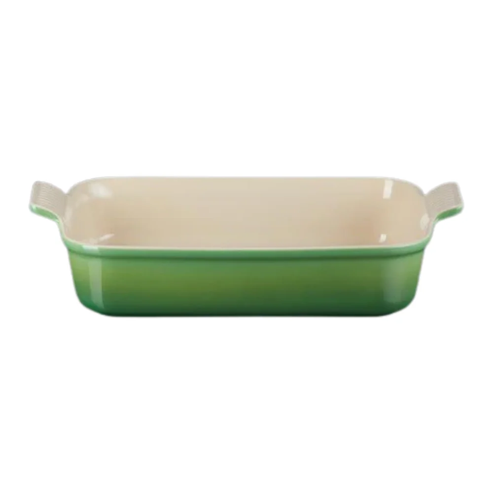 Le Creuset Aardewerken rechthoekige ovenschaal Bamboo Green 32cm 3,85l