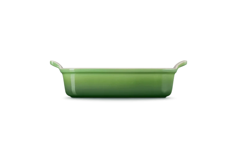 Le Creuset Aardewerken rechthoekige ovenschaal Bamboo Green 26cm 2,3l
