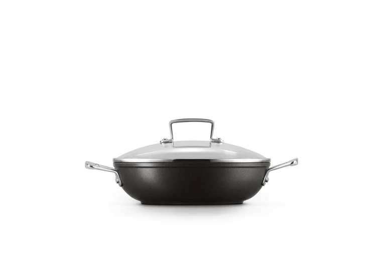 Le Creuset Anti-aanbak Provencaalse sauteerpan Zwart 28cm 3,2l