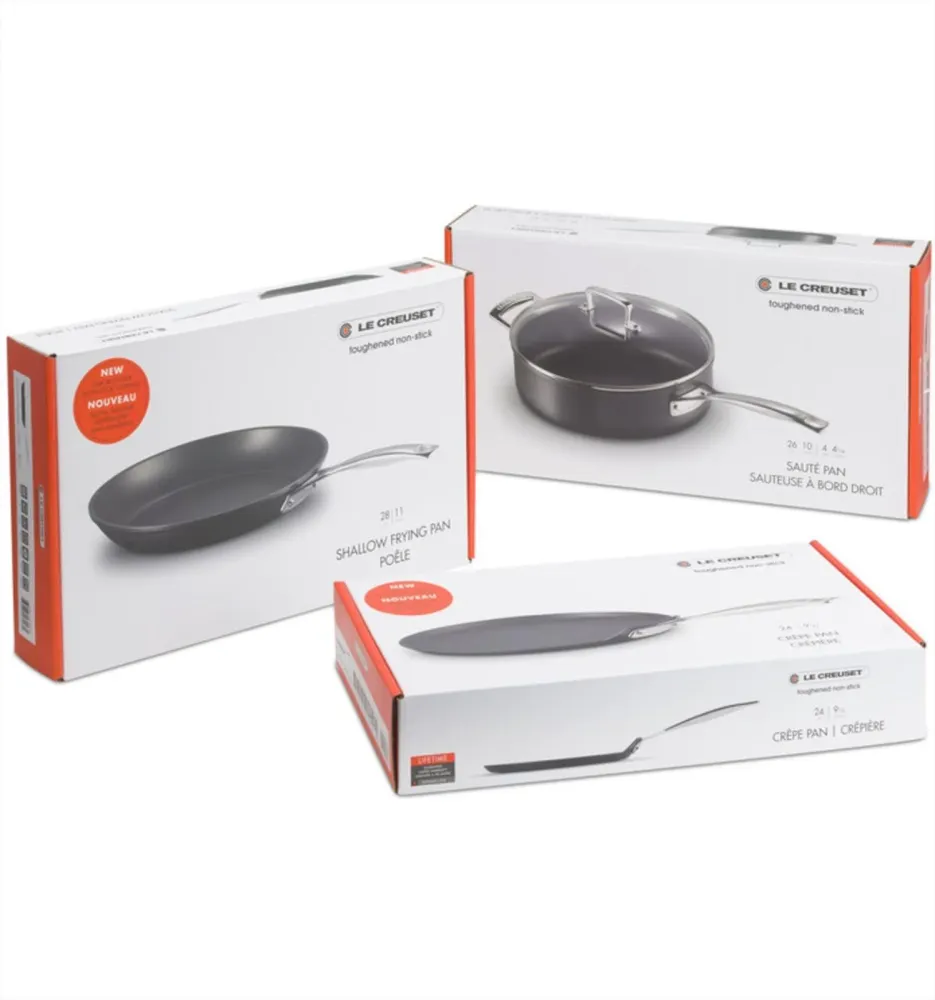 Le Creuset Anti-aanbak sauteerpan Zwart 24cm 2,31l