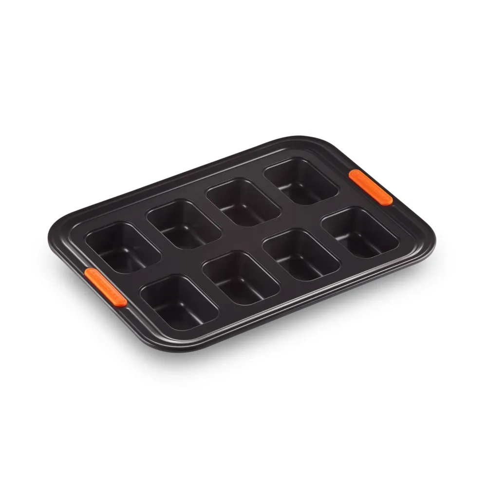 Le Creuset Bakvorm voor 8 Rechthoekige Cakejes 40x30cm Zwart